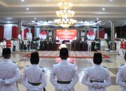 Danrem 044/Gapo Hadiri Pengukuhan Paskibraka Sumsel 2025, Gubernur Beri Pesan Tugas Penuh Kehormatan