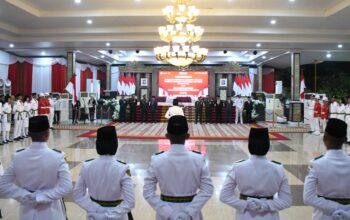 Danrem 044/Gapo Hadiri Pengukuhan Paskibraka Sumsel 2025, Gubernur Beri Pesan Tugas Penuh Kehormatan