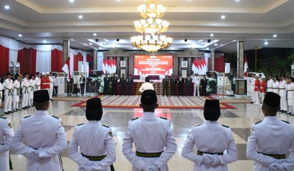 Danrem 044/Gapo Hadiri Pengukuhan Paskibraka Sumsel 2025, Gubernur Beri Pesan Tugas Penuh Kehormatan