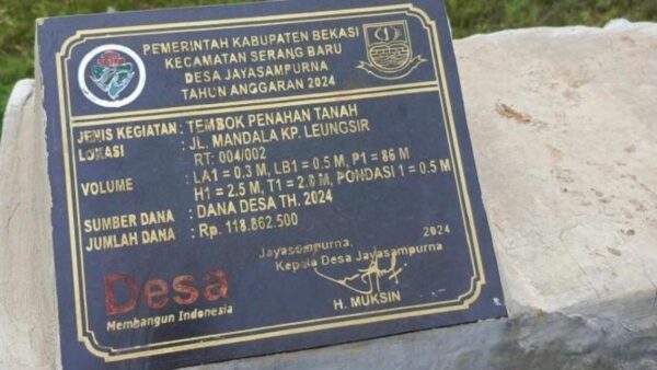 Dugaan korupsi Dana Desa 2024 di Bekasi
