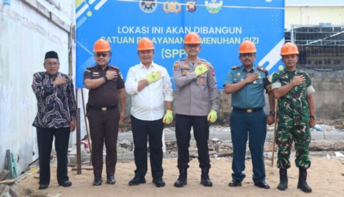 Kapolres Ketapang Resmikan Groundbreaking Dapur SPPG, Siap Sajikan 3.500 Porsi Makanan Bergizi Gratis