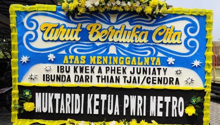 Ibunda Pembina PWRI Kota Metro Berpulang, Keluarga Besar PWRI Sampaikan Belasungkawa