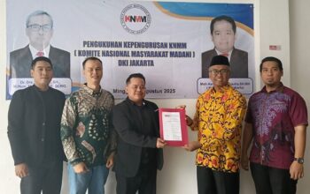 KNMM Kukuhkan Pengurus DPD DKI Jakarta, Dorong Peran Masyarakat Madani