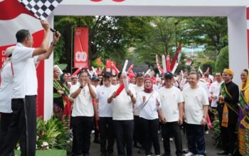 Kementerian PU Gelar Jalan Sehat dan Festival Merdeka Rayakan HUT ke-80 Kemerdekaan RI