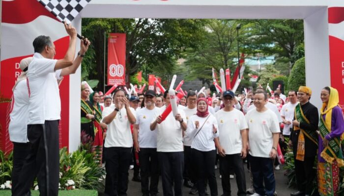 Kementerian PU Gelar Jalan Sehat dan Festival Merdeka Rayakan HUT ke-80 Kemerdekaan RI