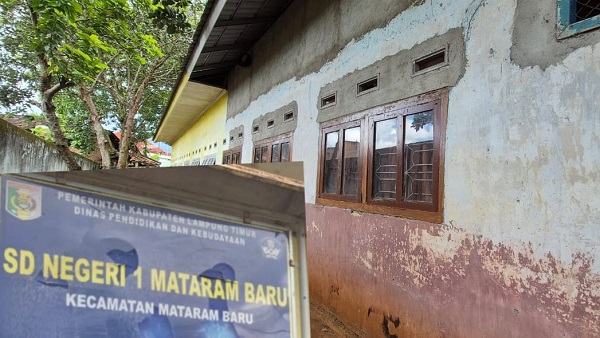 Penggunaan Dana Sarpras di SDN 1 Mataram Baru Lamtim Disorot