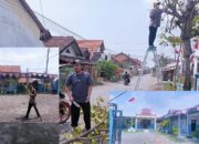 Sambut HUT Ke-80 Kemerdekaan RI, Pemdes Kaliwlingi Gelar Aksi Bersih-Bersih dan Pemasangan Atribut Merah Putih