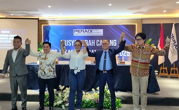 Stefanus Gunawan Kembali Pimpin Peradi SAI Jakarta Barat 2025–2030, Fokus Penguatan Layanan Hukum Pro Bono