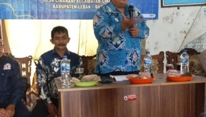 Camat Cirinten Hadiri Musdes Penggunaan Dana Desa untuk Program Ketahanan Pangan 2025 di Desa Cibarani