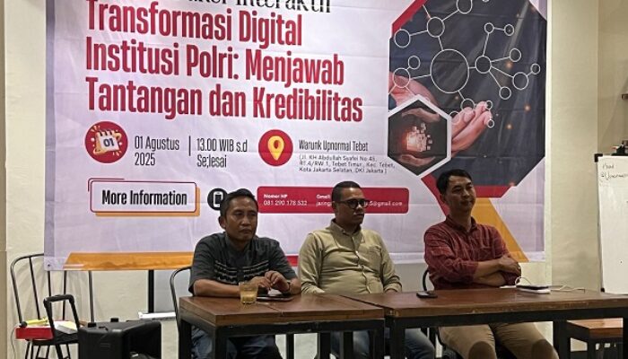 Gelar Diskusi Publik, Jaringan Aktivis Nusantara Dorong Modernisasi Polri