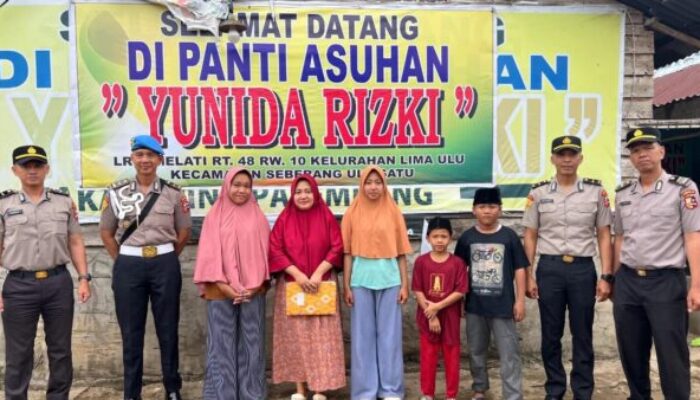 Siswa SIP 54 Polda Sumsel Gelar Bakti Sosial di Palembang, Wujudkan Tribrata dan Catur Prasetya