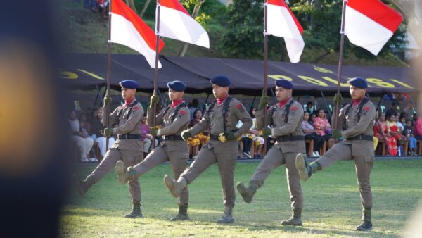 170 Bintara Remaja Brimob Papua Barat menuntaskan Latihan Kemampuan (Lathatpuan)