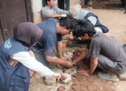 100 Lubang Resapan Biopori Dibuat Mahasiswa UIN Raden Intan Lampung, Warga Susunan Baru Antusias