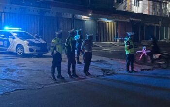 Blue Light Patrol Polda Papua Barat di Wosi AMD cegah balap liar di Manokwari