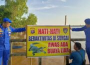 Waspada Buaya Liar Muncul di Sungai Kahayan, Warga Gohong dan Bereng Diminta Hati-hati