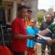 CSR PT CBM Terangi Jalan di Desa Rejomulyo, Warga Sambut Antusias