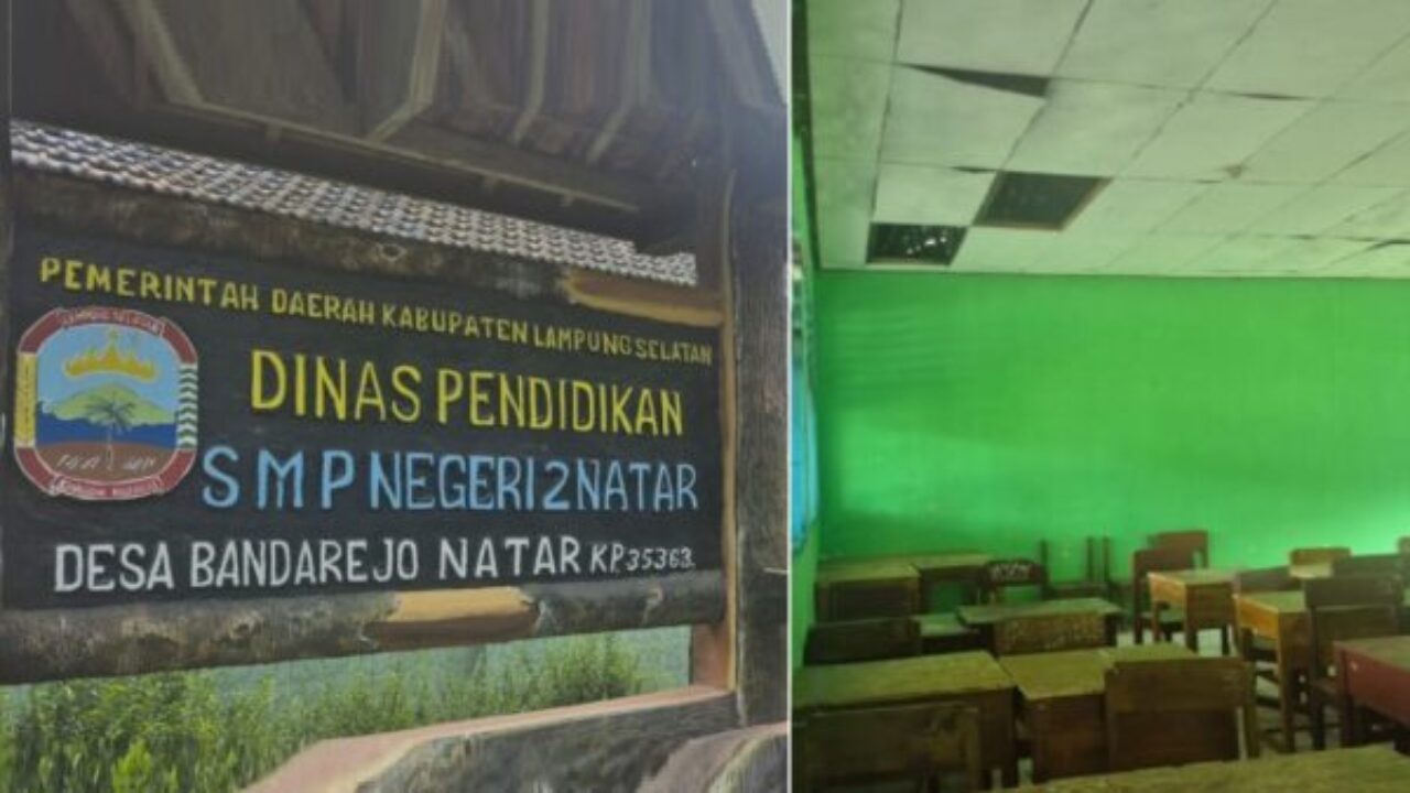 Dana BOS SMPN 2 Natar Diduga Bermasalah, Sarpras Rusak Meski Serap Anggaran Ratusan Juta
