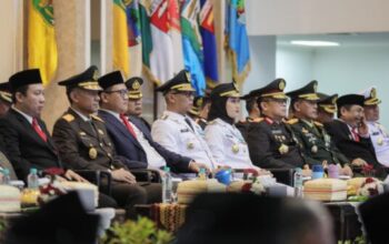 Gubernur Lampung Rahmat Mirzani Djausal saksikan Detik-Detik Proklamasi RI ke-80 secara virtual di Balai Keratun