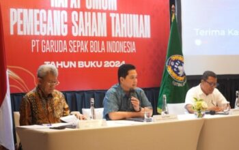Erick Thohir menghadiri RUPS PT GSI 2025