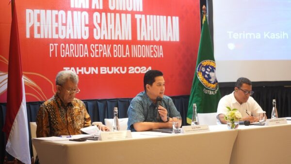Erick Thohir menghadiri RUPS PT GSI 2025