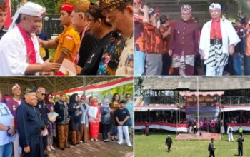 Suasana penganugerahan Galunggung Award 2025 di Geopark Batu Ampar, Tasikmalaya