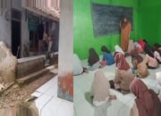 Gedung Madrasah Diniyah Kubangkondang Pandeglang Memprihatinkan, Butuh Bantuan Segera
