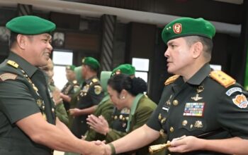 Mayjen Rano Tilaar Resmi Jabat Gubernur Akmil, Pesan Tegas Jenderal Maruli untuk Pemimpin Baru