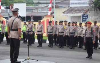 Upacara Hari Juang Polri 2025 di Polresta Deli Serdang