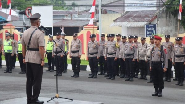 Upacara Hari Juang Polri 2025 di Polresta Deli Serdang
