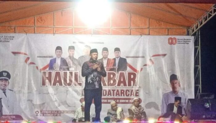 Meriah! Haul Akbar Desa Datarcae Sekaligus Rayakan HUT ke-80 RI Hadirkan Ulama Nasional