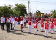 Jelang HUT RI ke-80 di Aceh Selatan Meriah, 22 Sekolah SD Ikut Gerak Jalan Indah Tapaktuan