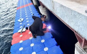 Jibom Brimob Polda Sumut sterilisasi venue F1 Powerboat 2025 di Toba