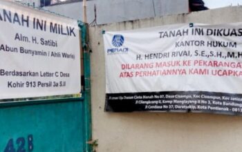 Sengketa tanah Antapani yang melibatkan FWJ Indonesia Jabar dan oknum Polda Jabar