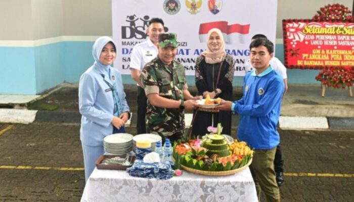 Lanud Husein Sastranegara Operasikan Dua Dapur Gizi Baru, Siap Salurkan 14 Ribu Paket Makan Bergizi Gratis