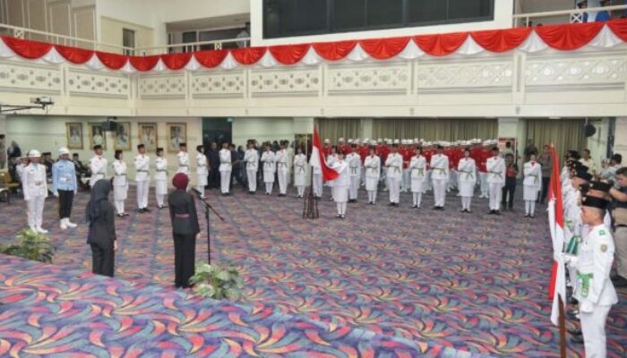 Paskibraka Lampung 2025 Resmi Dikukuhkan, Siap Kibarkan Merah Putih di HUT ke-80 RI