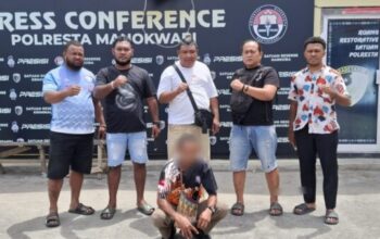 Tekab Polresta Manokwari amankan pelaku penganiayaan di Kantor Satpol-PP