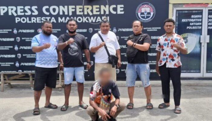 Tekab Polresta Manokwari Tangkap Pelaku Penganiayaan di Kantor Satpol-PP