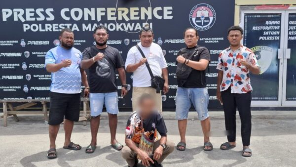 Tekab Polresta Manokwari amankan pelaku penganiayaan di Kantor Satpol-PP