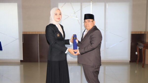 Pelantikan dr. Imam Ghozali sebagai Direktur RSUD Abdul Moeloek oleh Wagub Lampung