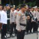 Pengamanan Menteri di Nabire oleh TNI-Polri di Lapangan Apel Polres Nabire