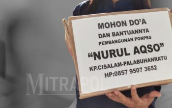 Pemuda meminta sumbangan di SPBU Sukabumi untuk pembangunan pesantren