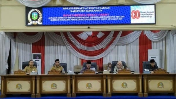 Rapat Paripurna DPRD Sarolangun bahas Perubahan APBD 2025