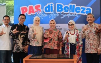 Ketua TP PKK Lampung Purnama Wulan Sari Mirza saat membuka Pekan ASI Sedunia 2025 di RSU Belleza Kedaton