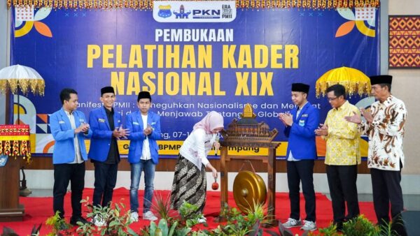 Wakil Gubernur Lampung Jihan Nurlela membuka PKN XIX PMII 2025