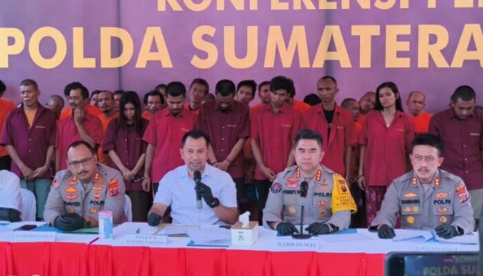 Polda Sumut Bongkar 429 Kasus Narkoba, Amankan 534 Tersangka dan 286 Kg Sabu