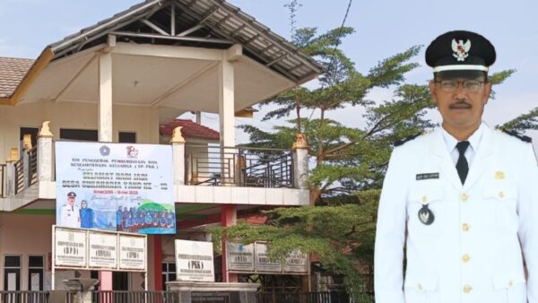 Lahan pertanian Desa Sukaharja, Kecamatan Warungkiara, Sukabumi