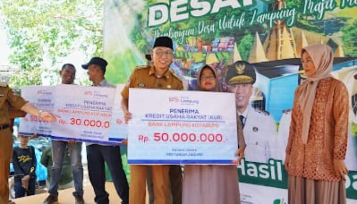 Gubernur Mirza Luncurkan Program Desaku Maju di Lampung Utara, Penggerak Ekonomi Lampung