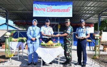 Peresmian Saung Commando Lanud Husein Sastranegara oleh Kolonel Pnb Alfian