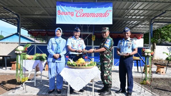 Peresmian Saung Commando Lanud Husein Sastranegara oleh Kolonel Pnb Alfian
