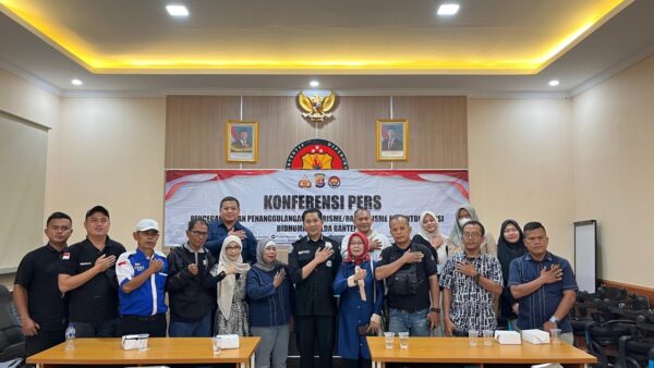 Sosialisasi radikalisme Polda Banten bersama insan media